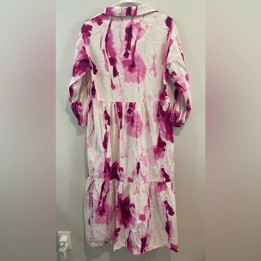 Anthropologie The Bettina Tiered Shirt Dress - Picture 9 of 13